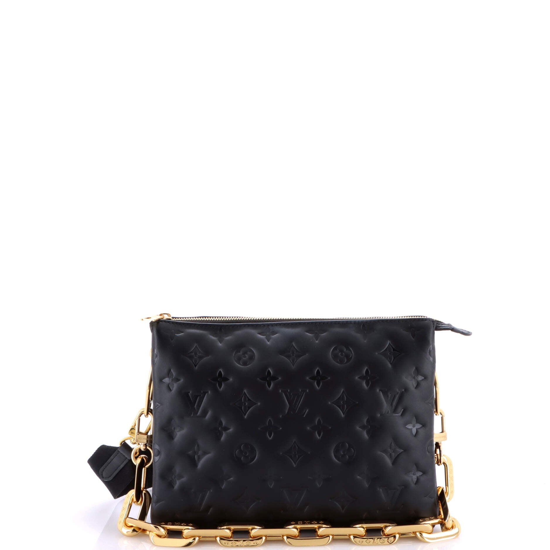 Coussin Bag Monogram Embossed Lambskin PM
