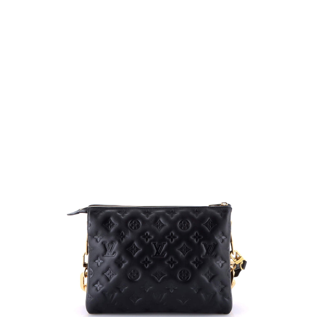 Coussin Bag Monogram Embossed Lambskin PM
