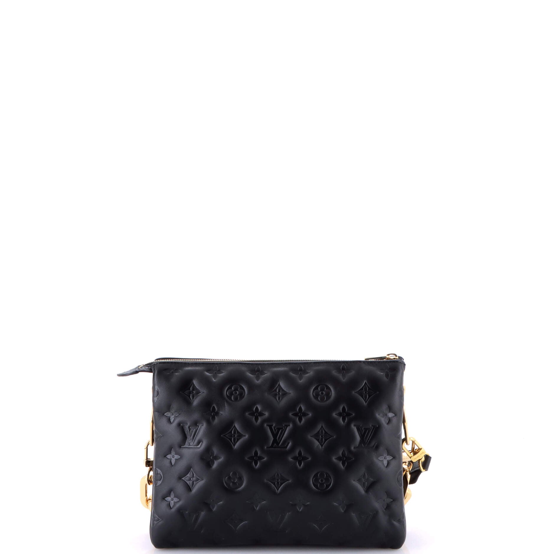 Coussin Bag Monogram Embossed Lambskin PM
