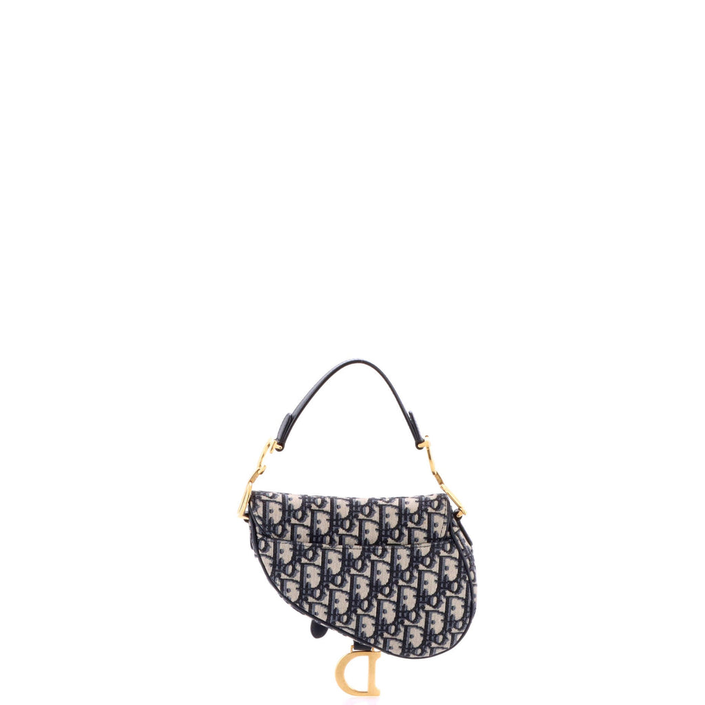 Saddle Handbag Oblique Canvas Mini