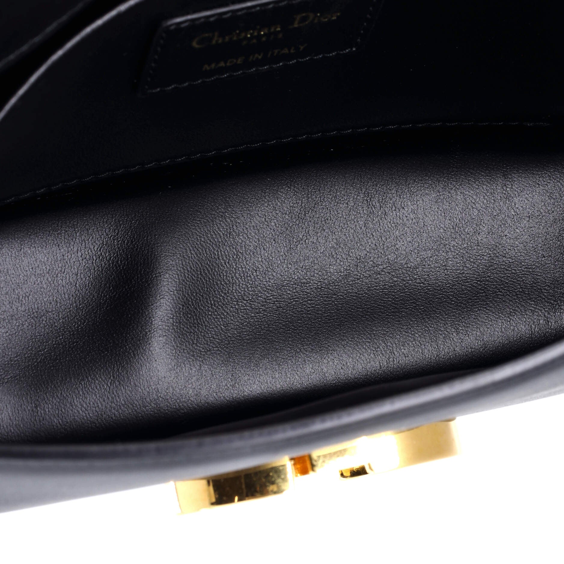 30 Montaigne Chain Flap Bag Leather East West