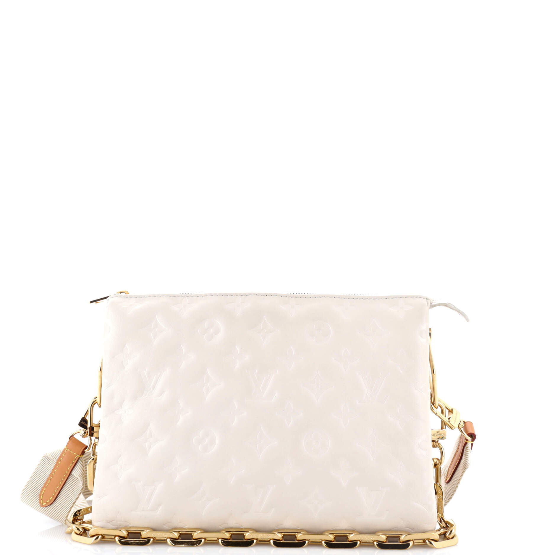 Coussin Bag Monogram Embossed Lambskin PM