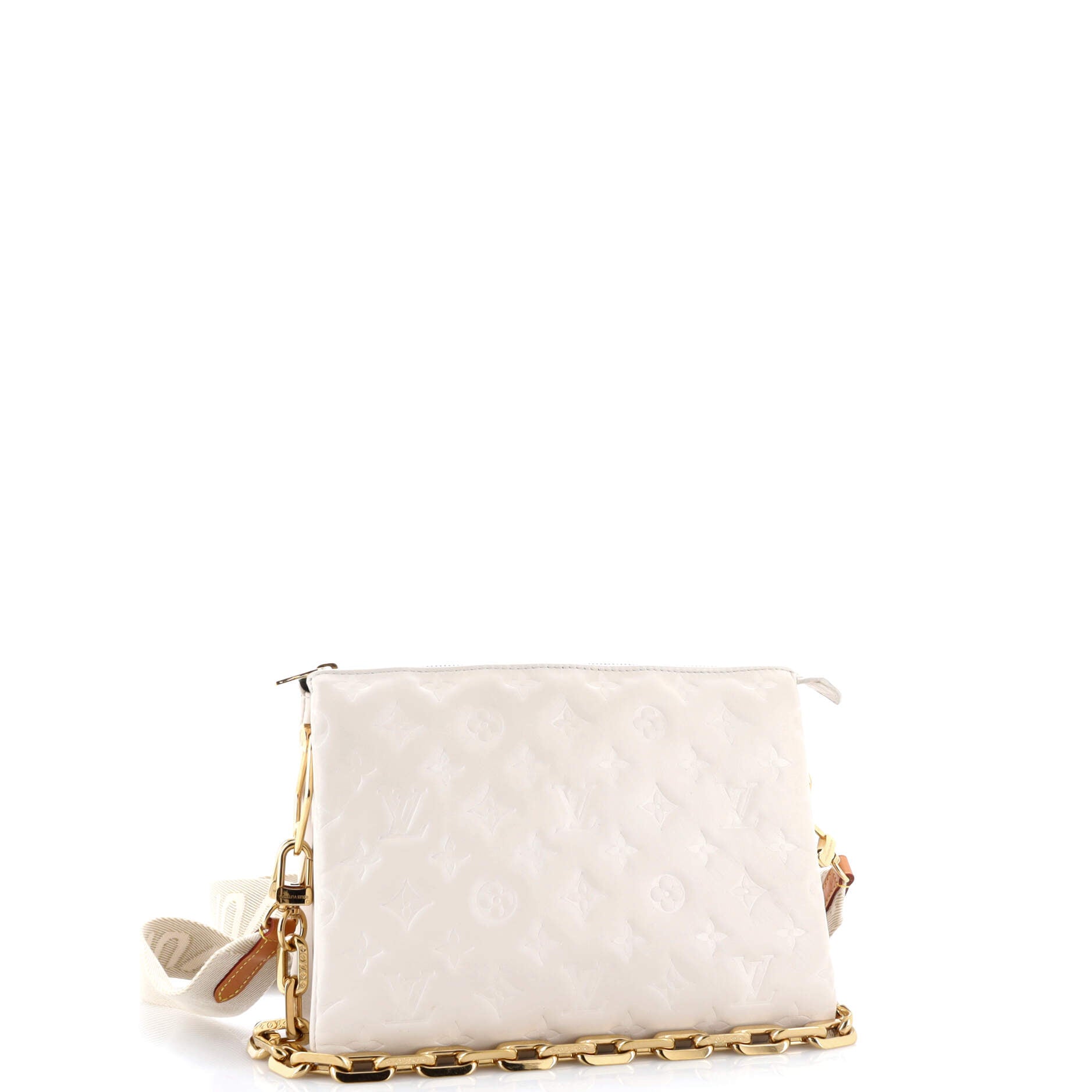 Coussin Bag Monogram Embossed Lambskin PM