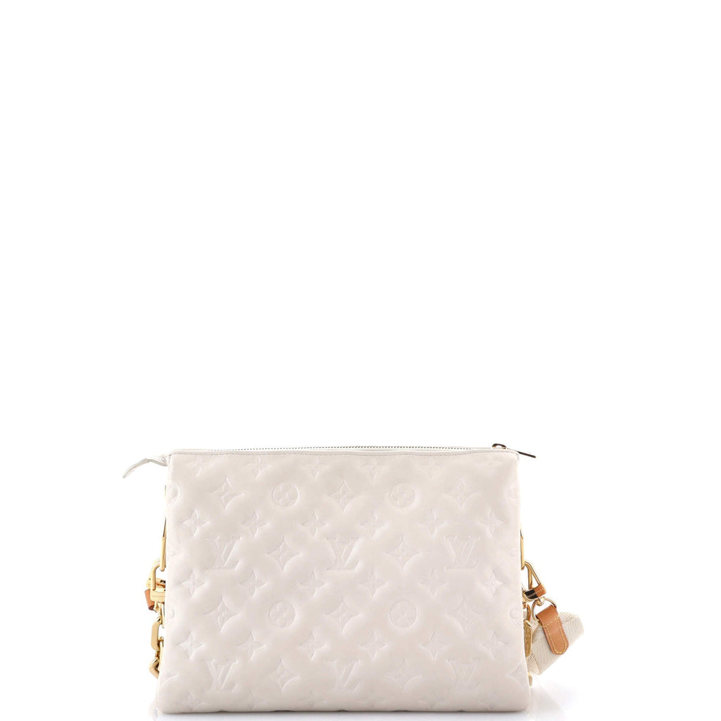 Coussin Bag Monogram Embossed Lambskin PM