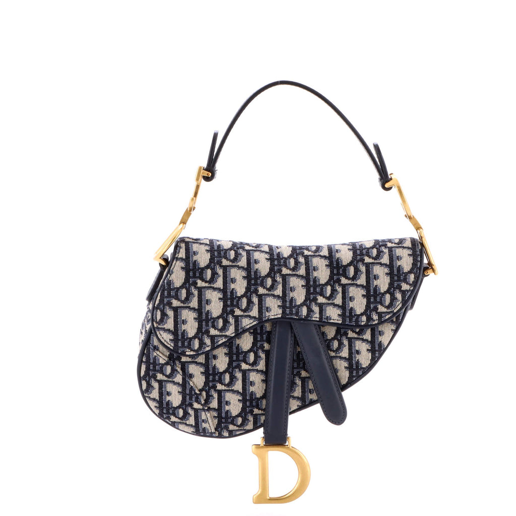 Saddle Handbag Oblique Canvas Mini