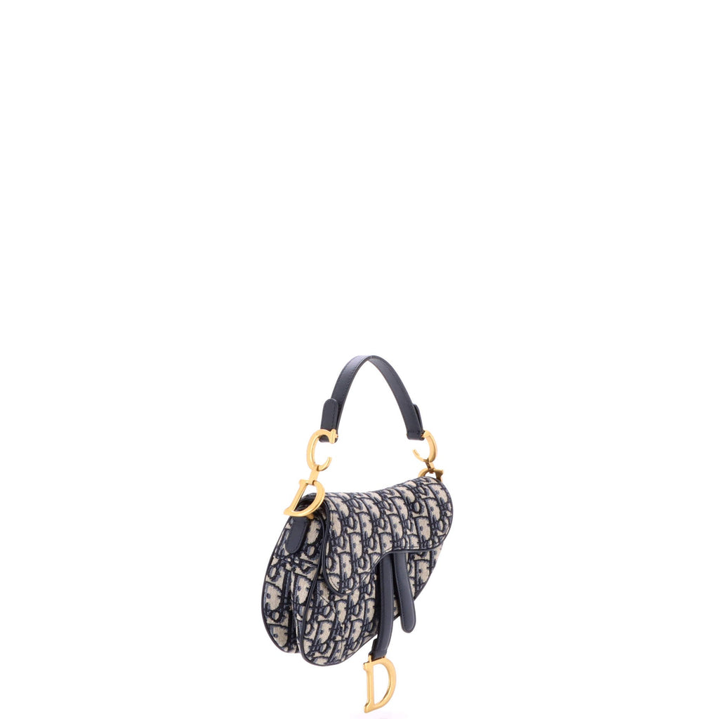Saddle Handbag Oblique Canvas Mini