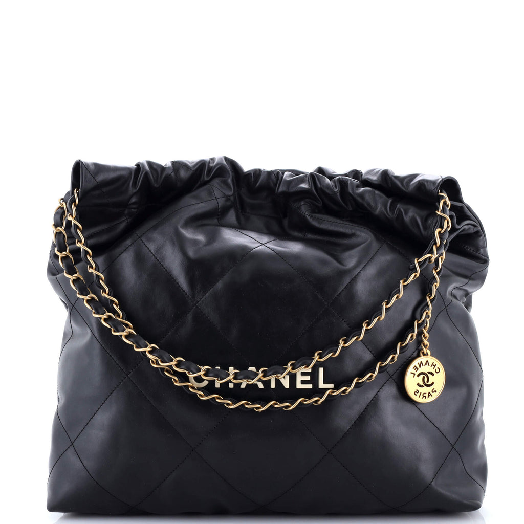 22 Chain Hobo Quilted Calfskin Medium
