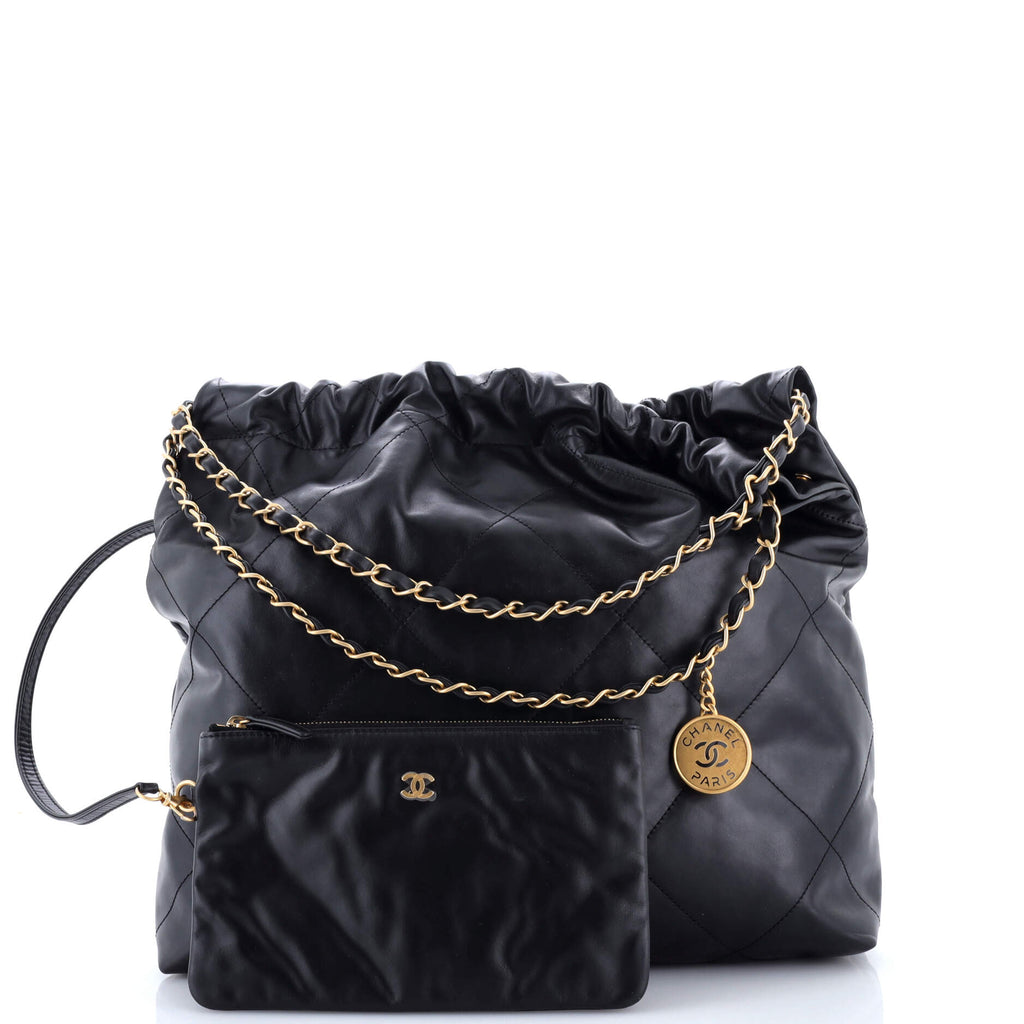 22 Chain Hobo Quilted Calfskin Medium