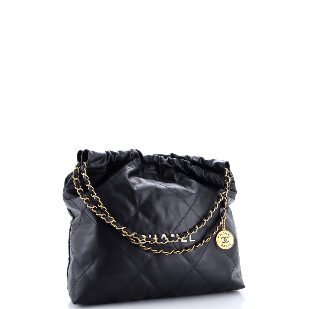 22 Chain Hobo Quilted Calfskin Medium