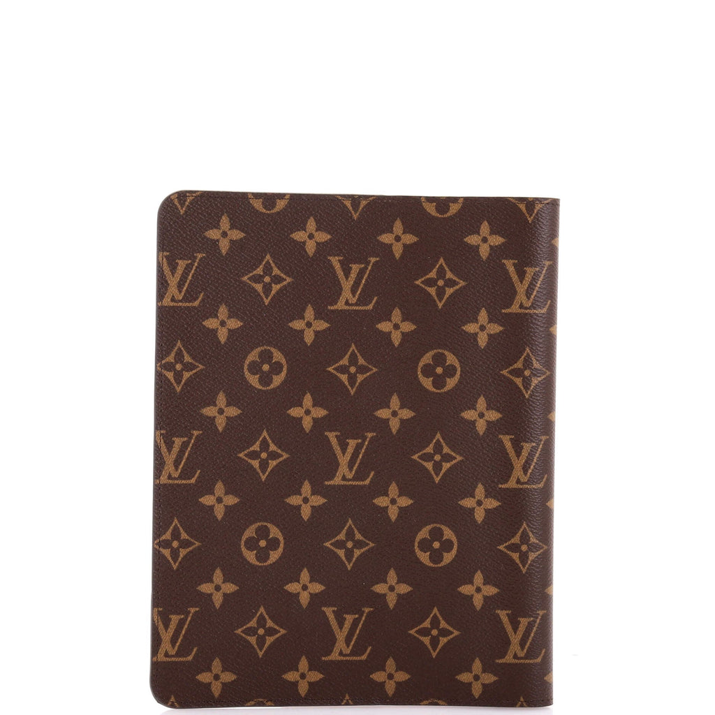 Desk Agenda Cover Monogram Canvas