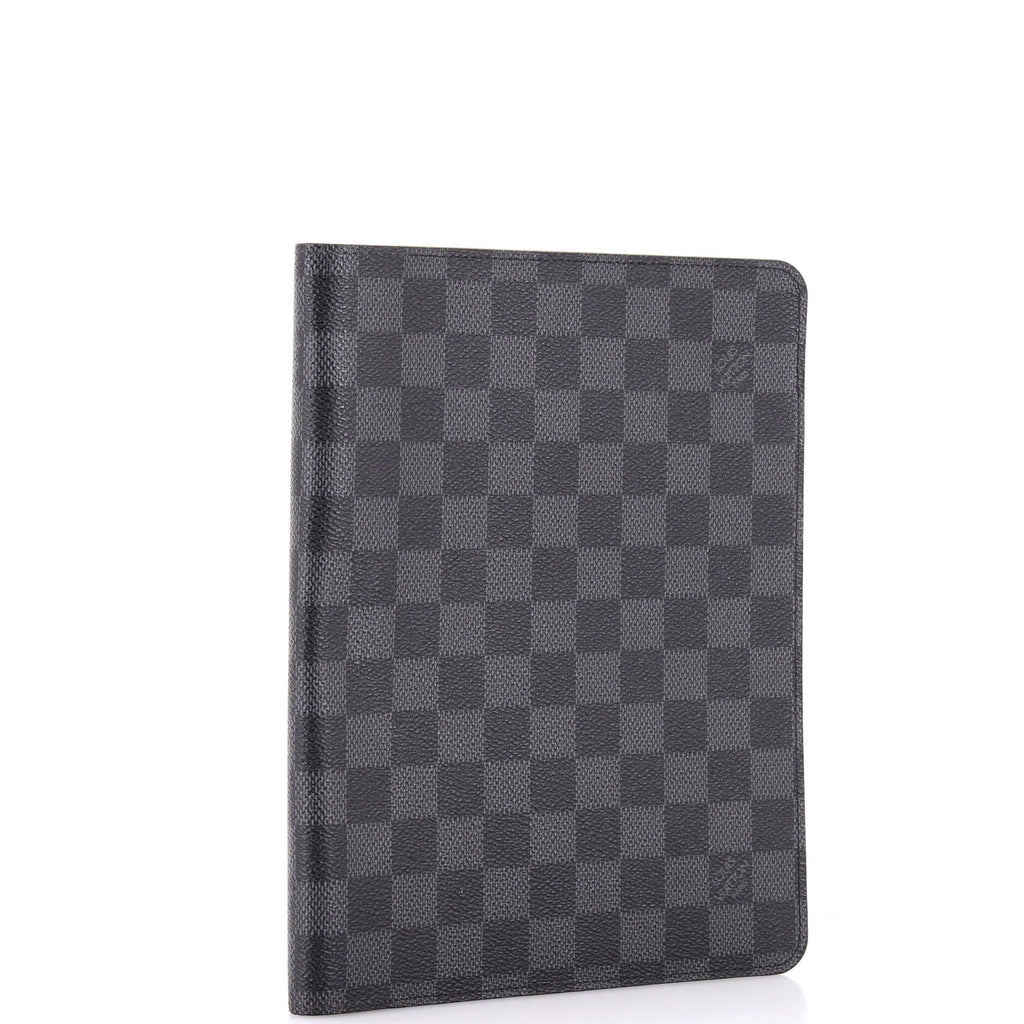 Desk Agenda Cover Damier Graphite