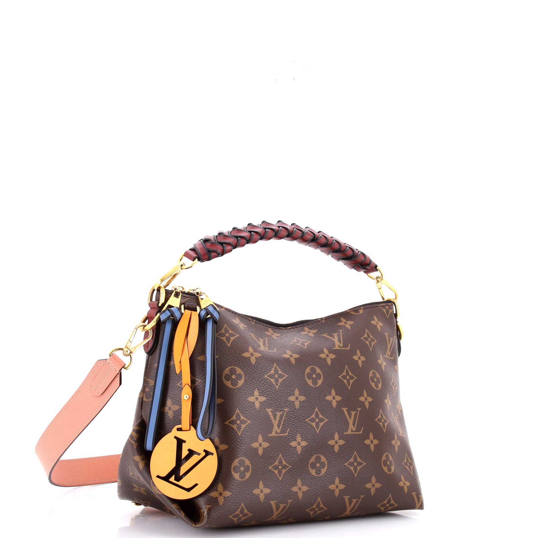 Braided Handle Beaubourg Hobo Monogram Canvas Mini
