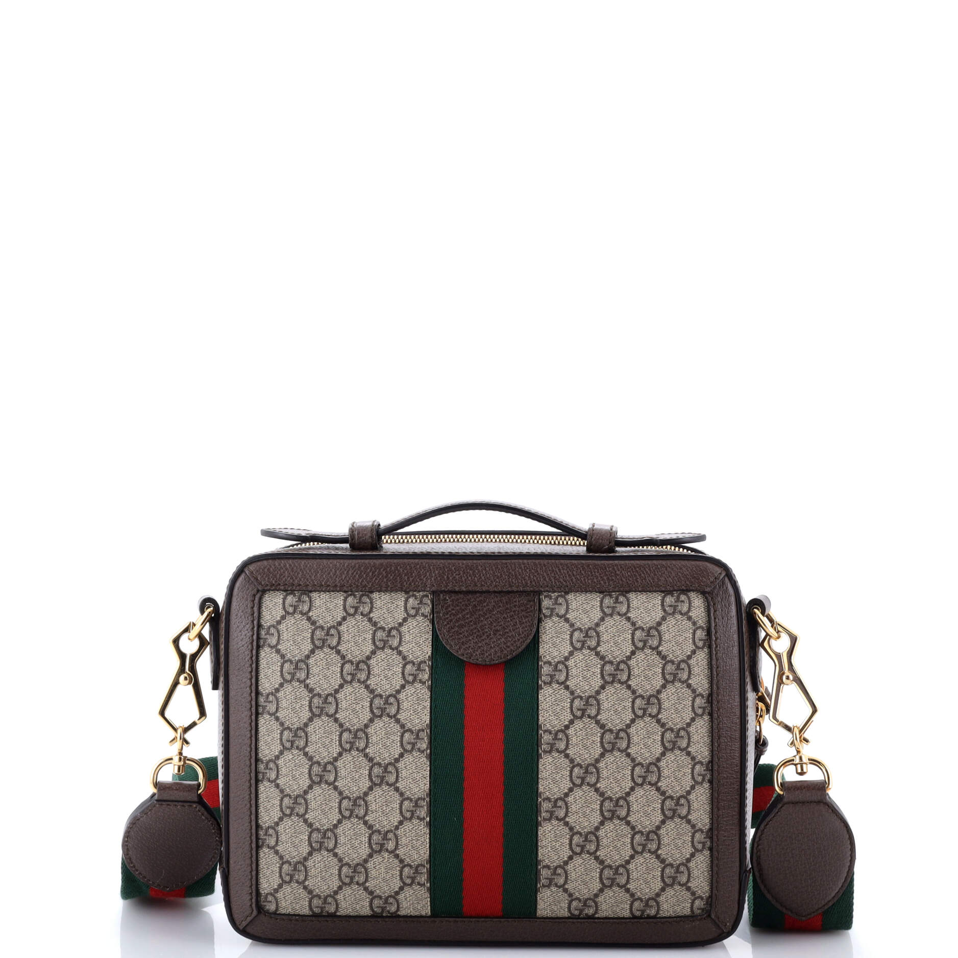 Ophidia Zip Around Camera Bag GG Coated Canvas Small