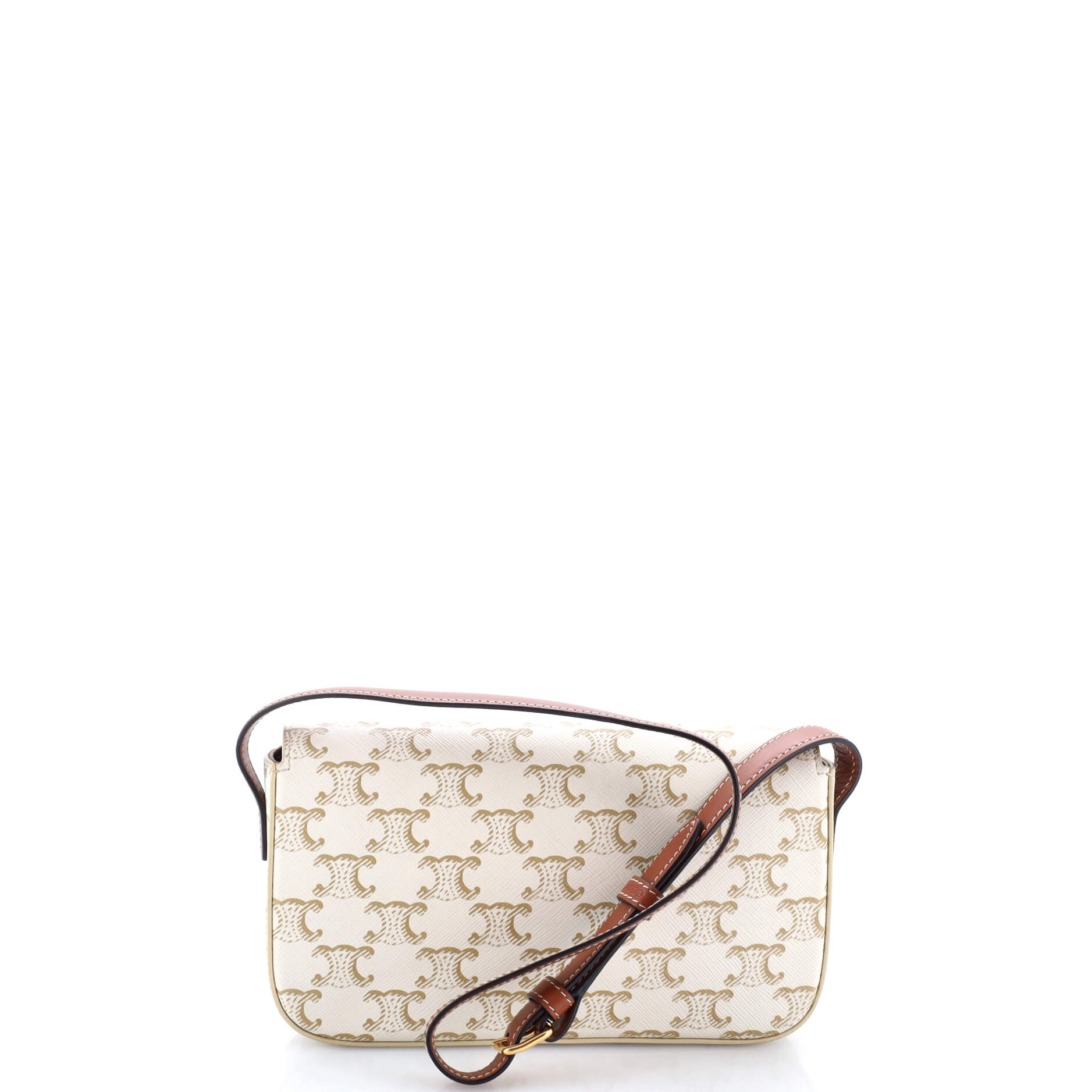 Triomphe East-West Shoulder Bag Triomphe Coated Canvas