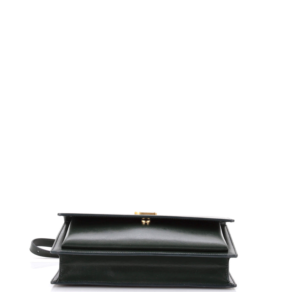 Sunset Top Handle Shoulder Bag Leather Medium