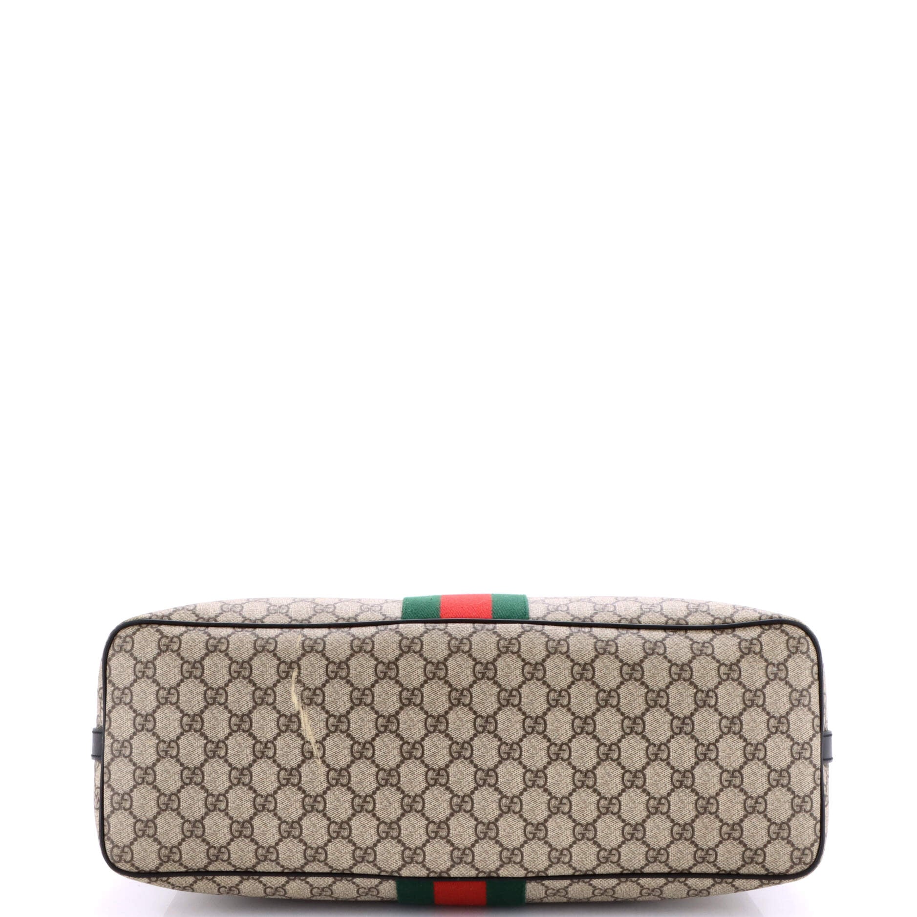 Web Duffle Bag GG Coated Canvas Medium