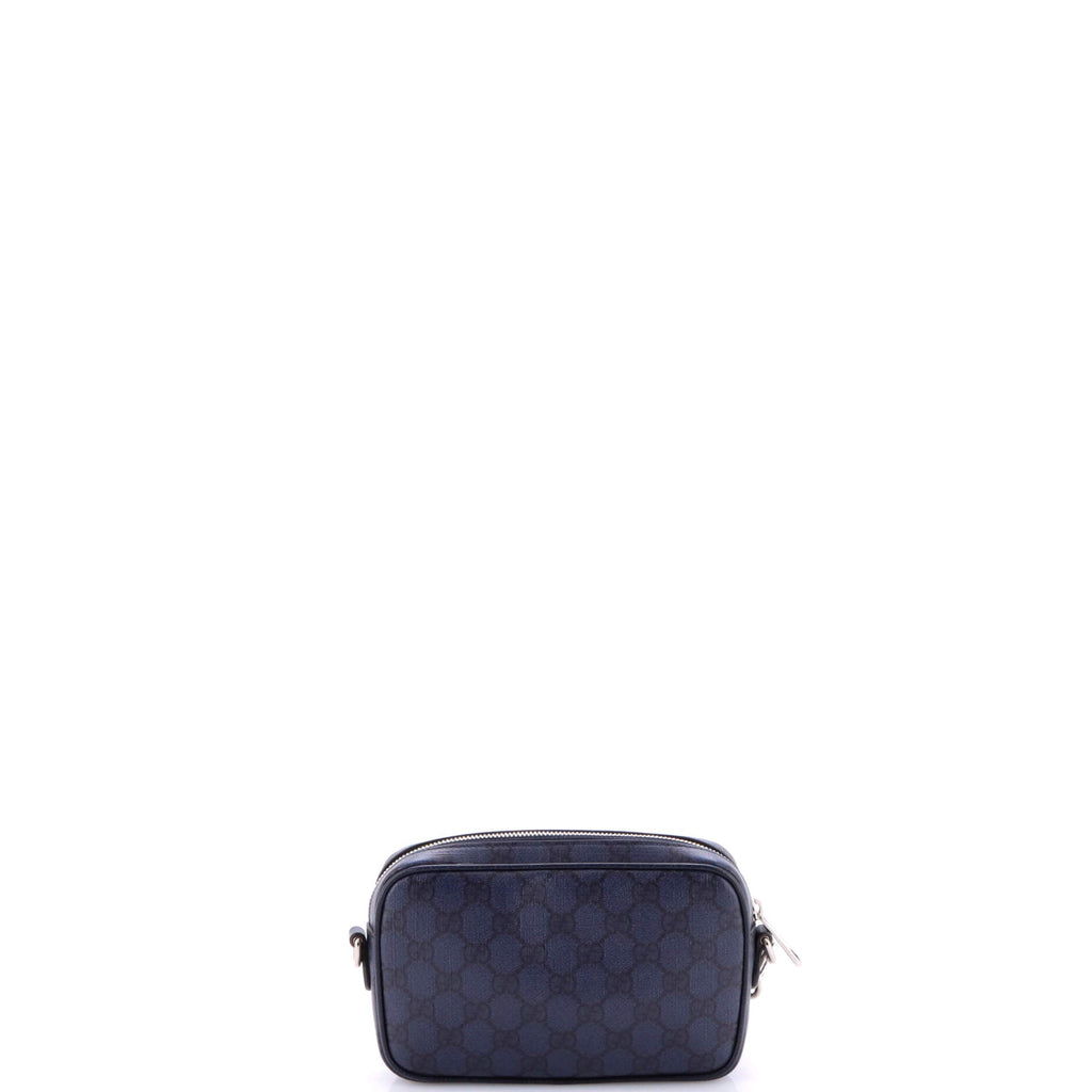 Ophidia Front Pocket Camera Bag GG Coated Canvas Mini
