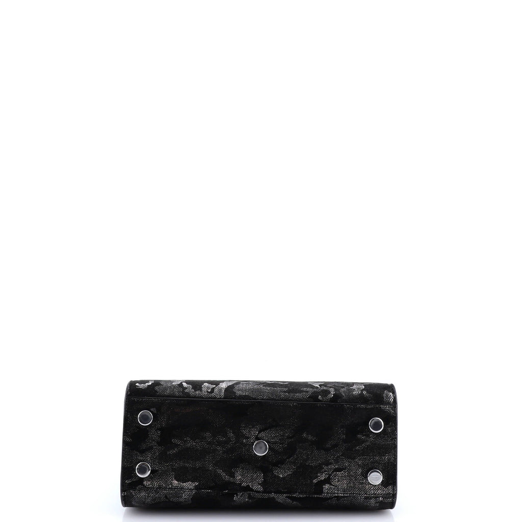 Sac de Jour NM Bag Printed Suede and Leather Nano