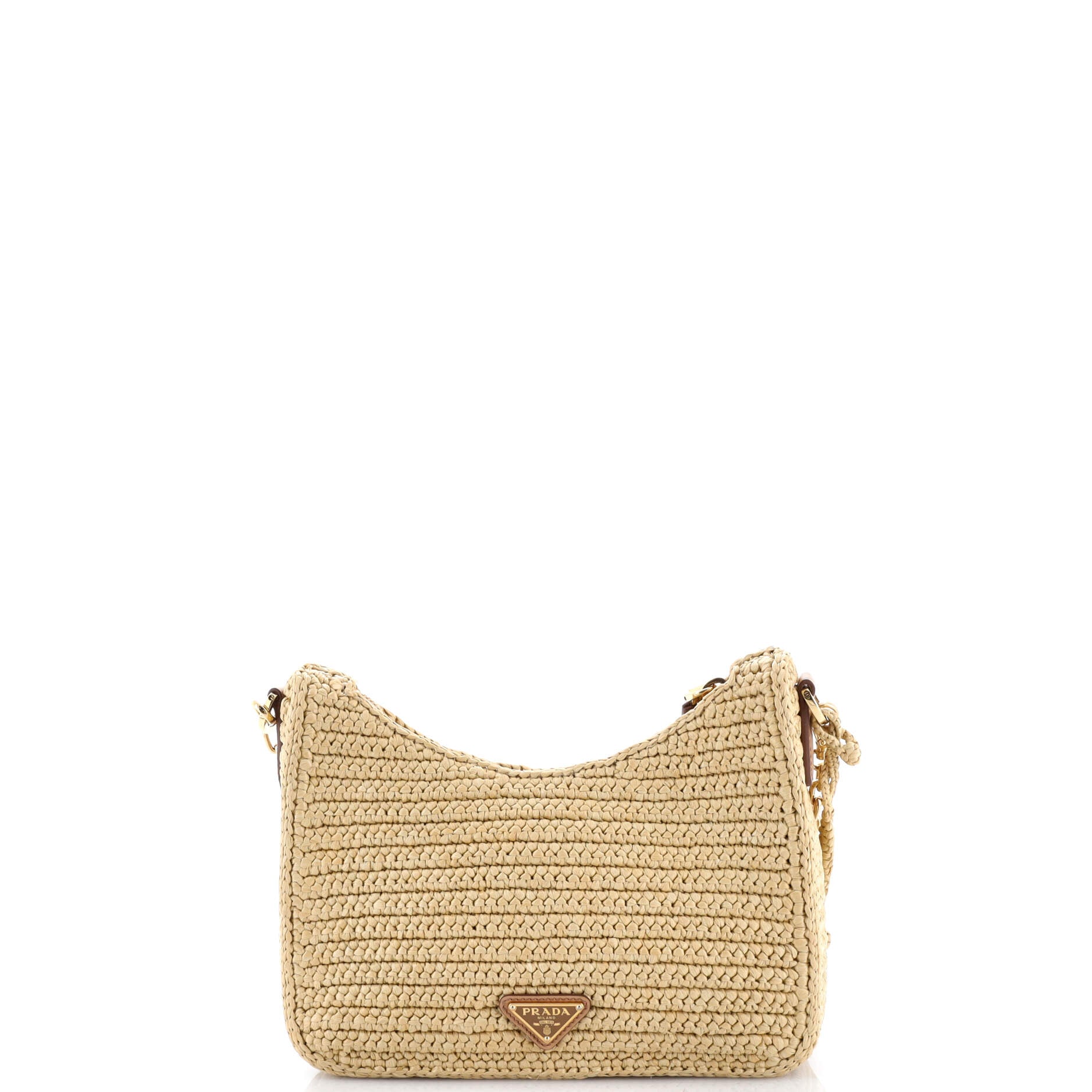 Re-Edition 2000 Shoulder Bag Raffia Mini