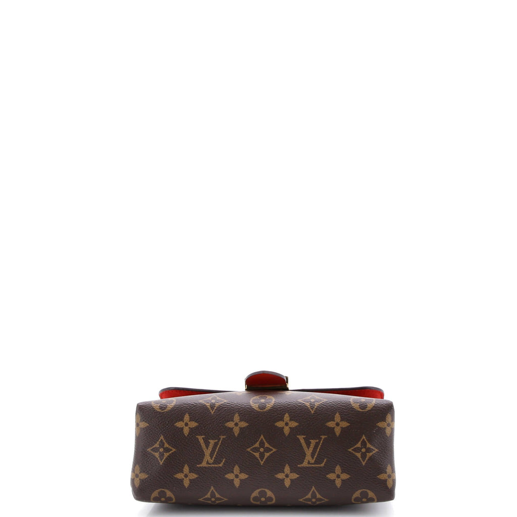 Locky Handbag Monogram Canvas with Leather BB