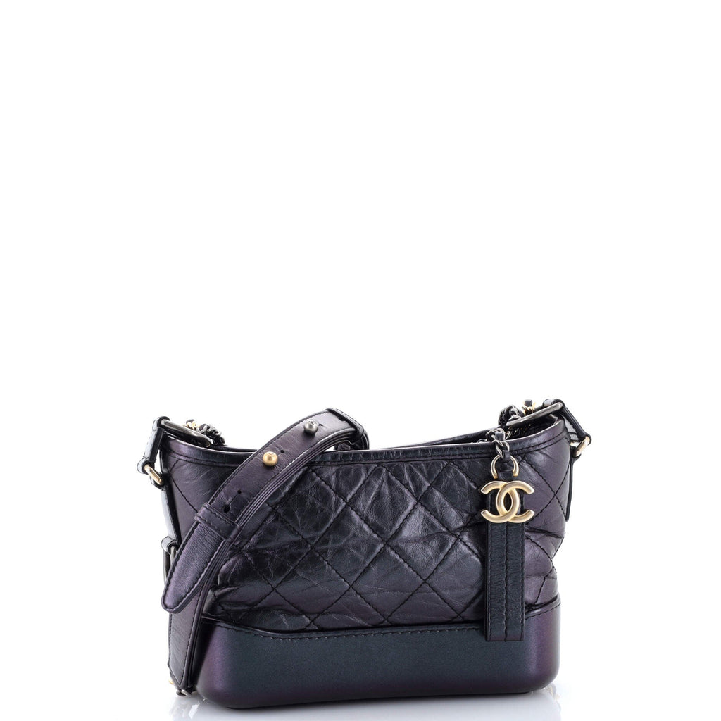 Gabrielle Hobo Quilted Aged Calfskin Small