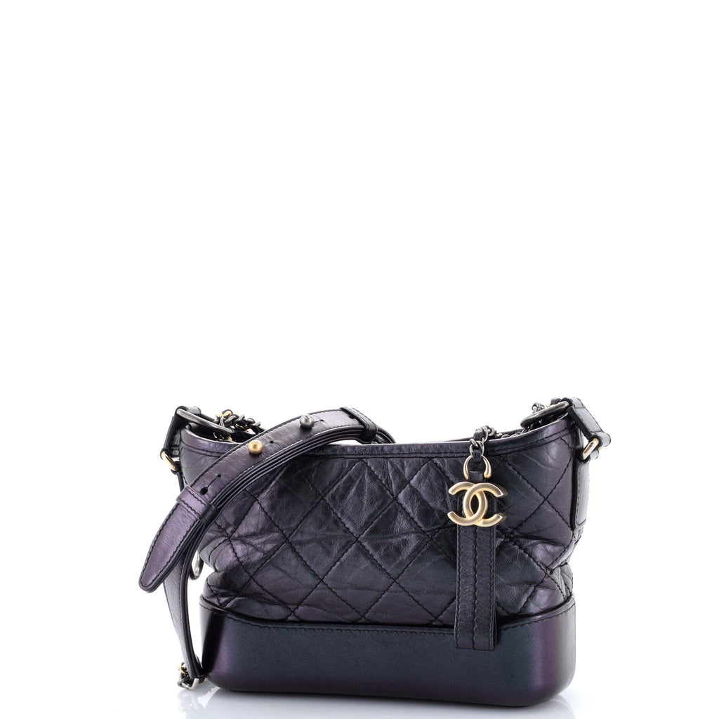 Gabrielle Hobo Quilted Aged Calfskin Small