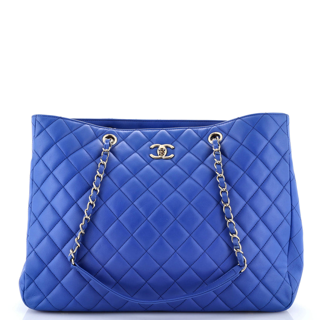 Classic CC Shopping Tote Quilted Calfskin Large
