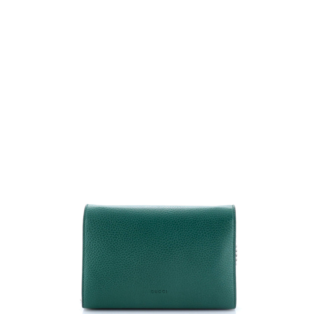 Dionysus Chain Wallet Leather with Embellished Detail Small