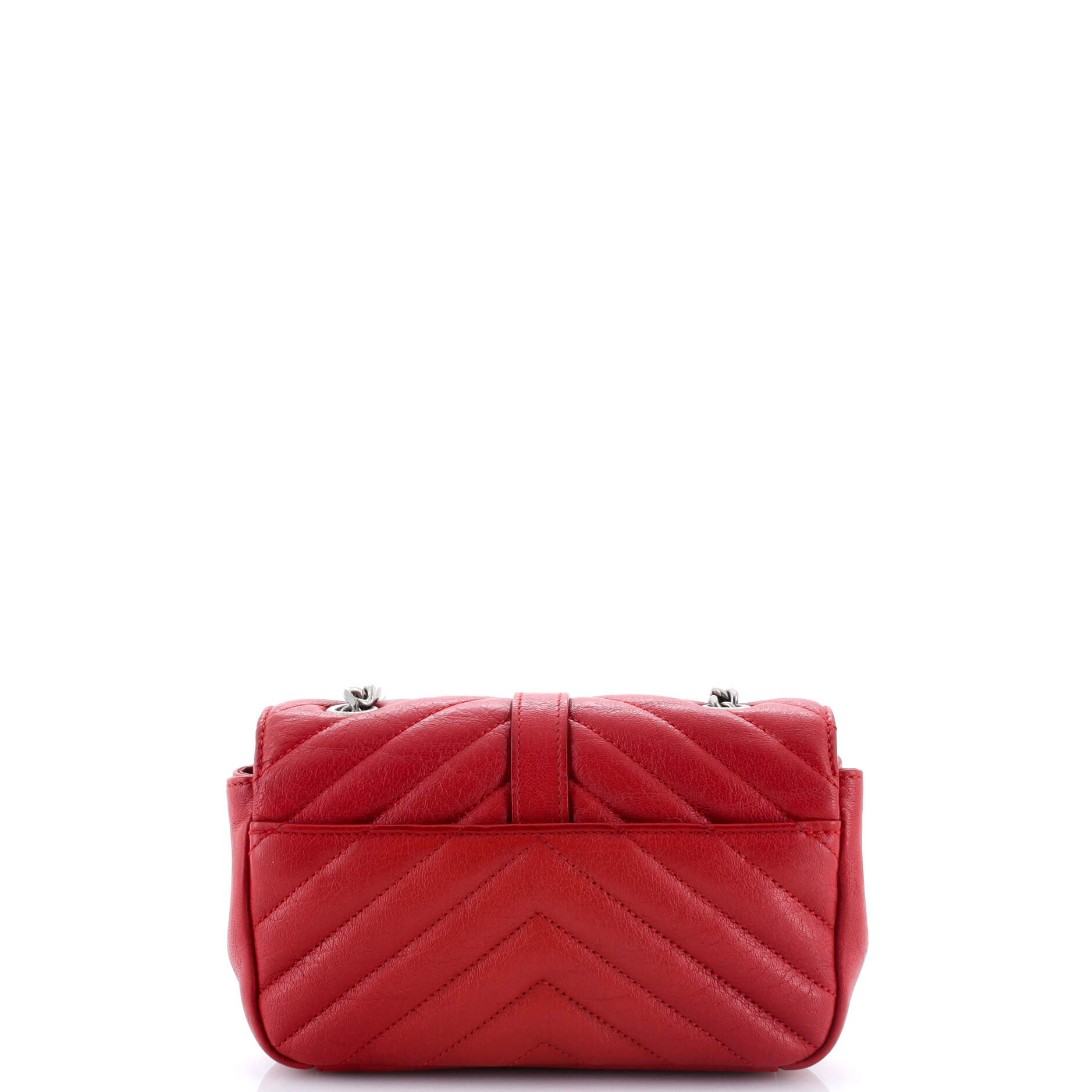 Classic Monogram Crossbody Bag Matelasse Chevron Leather Baby