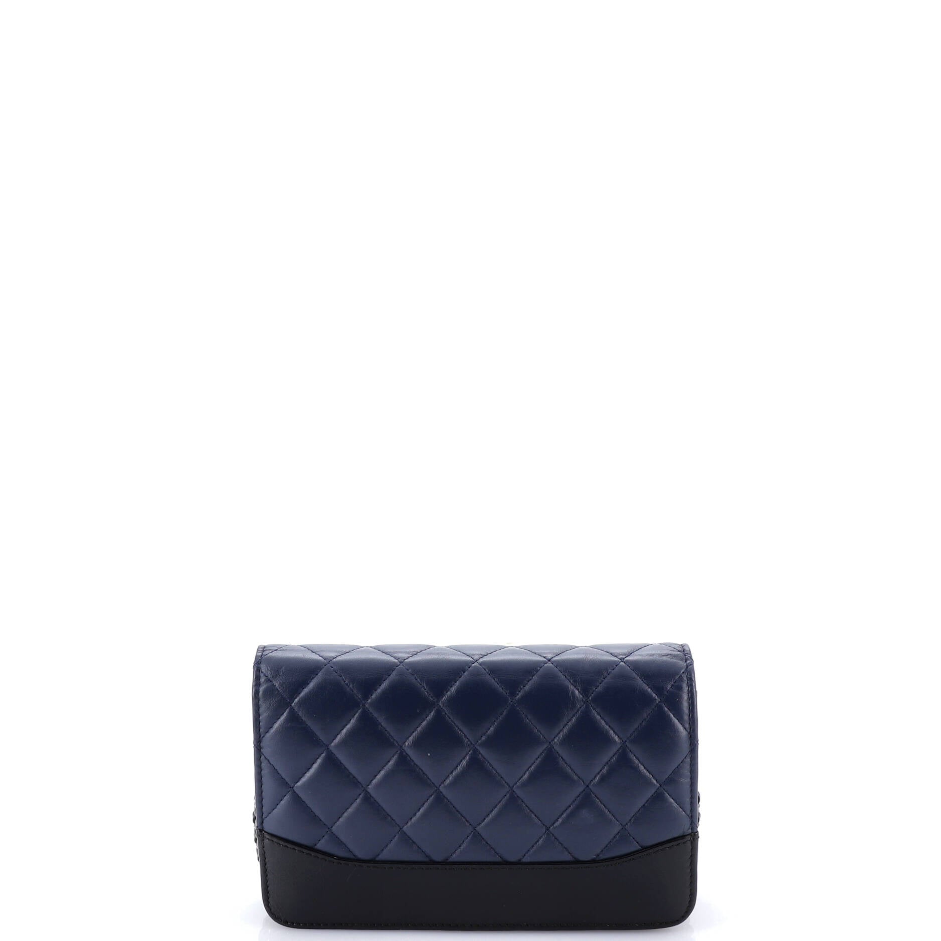 Gabrielle Wallet on Chain Quilted Aged Calfskin