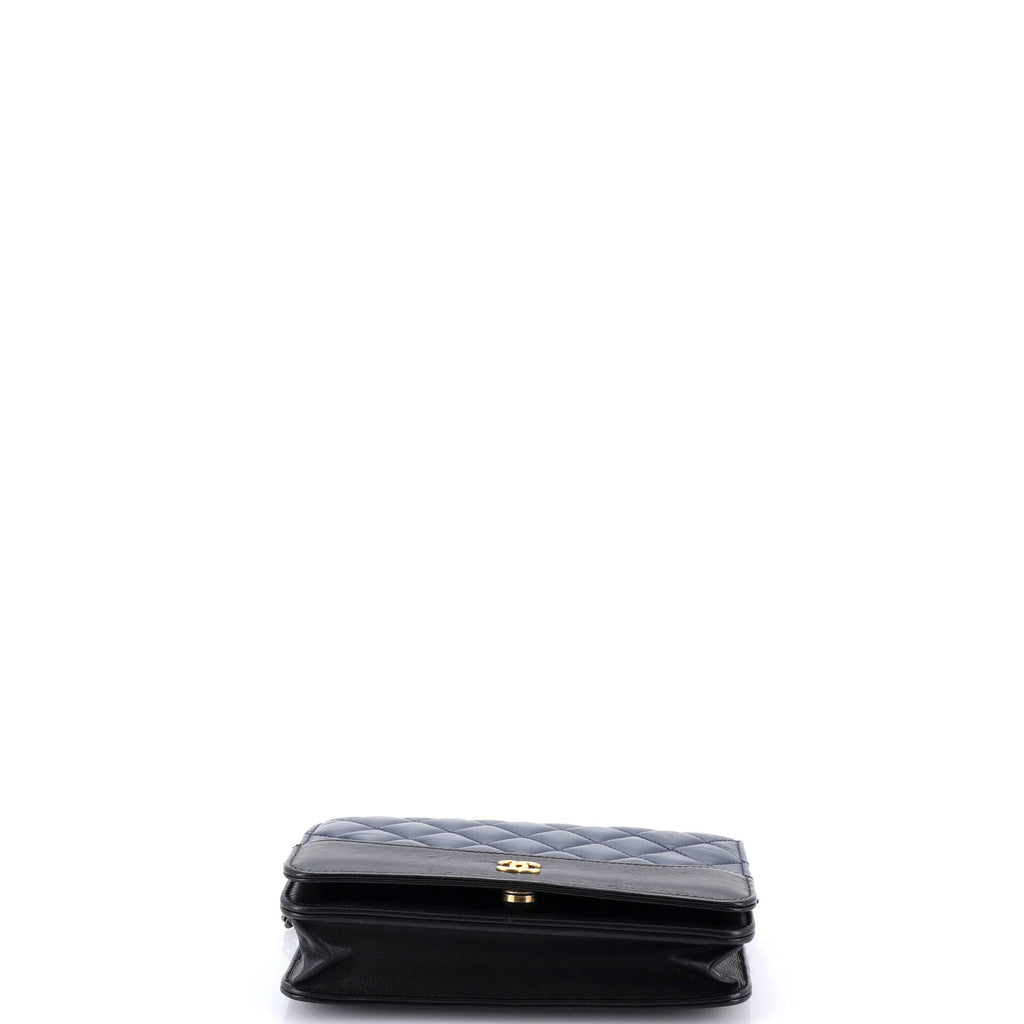 Gabrielle Wallet on Chain Quilted Aged Calfskin