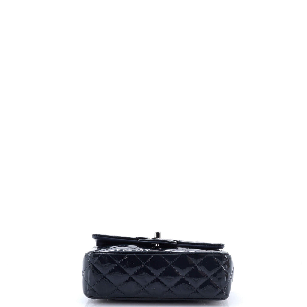 Classic Single Flap Bag Quilted Patent Mini
