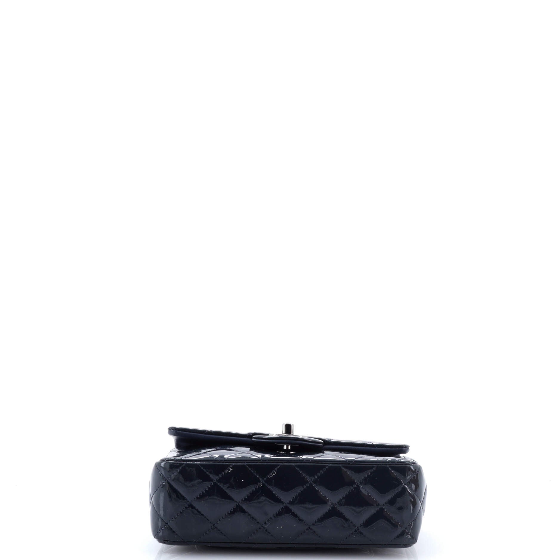 Classic Single Flap Bag Quilted Patent Mini