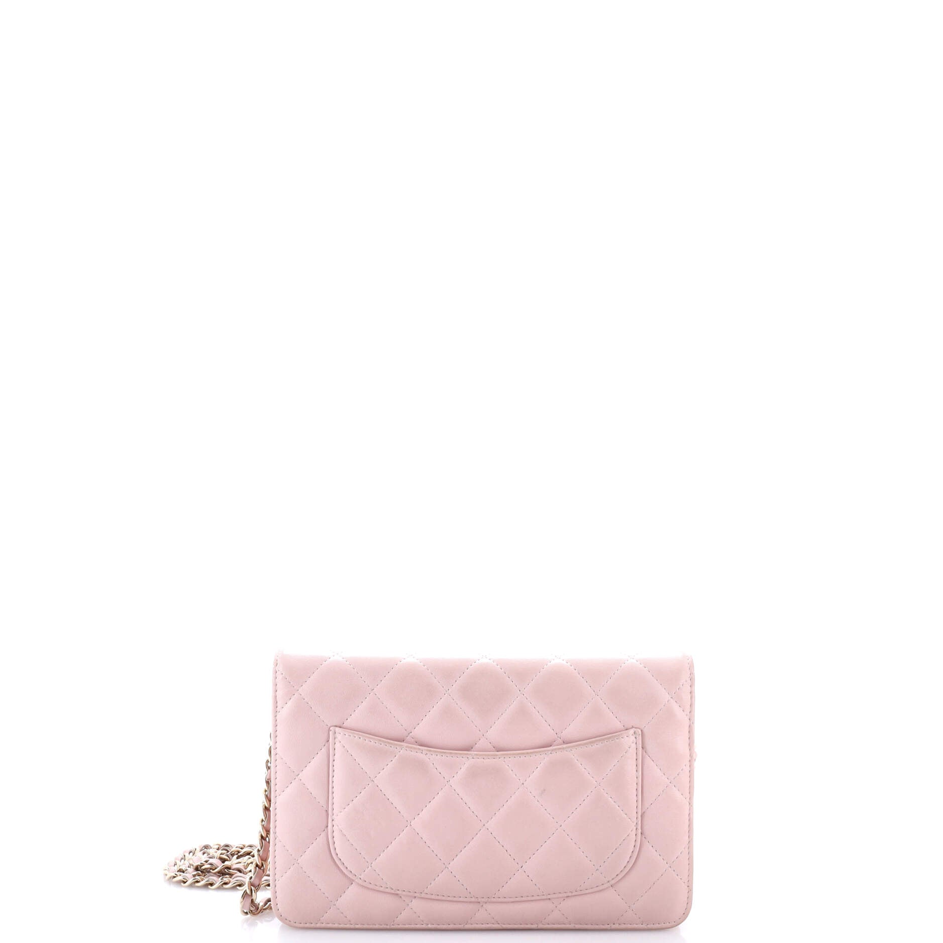 Wallet on Chain Quilted Lambskin