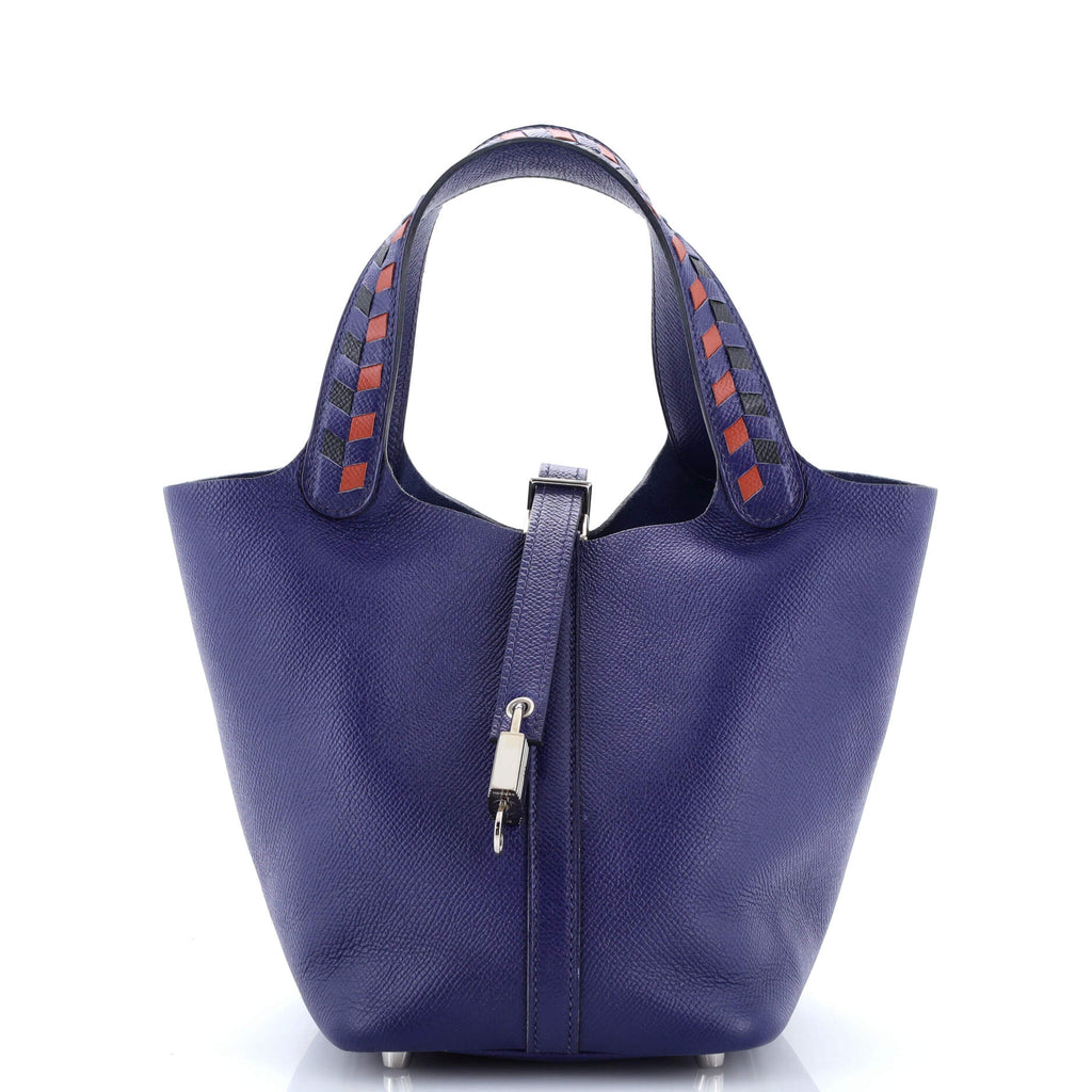 Picotin Lock Bag Tressage Epsom PM