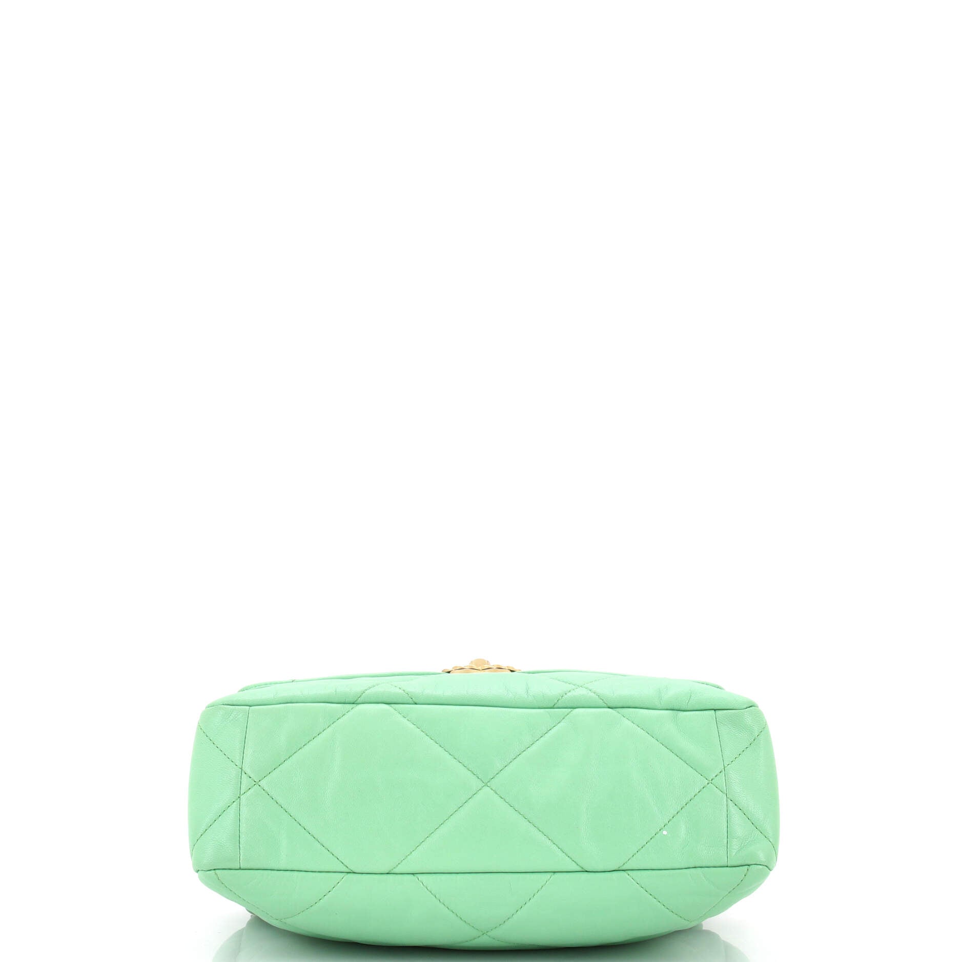 19 Flap Bag Quilted Leather Large