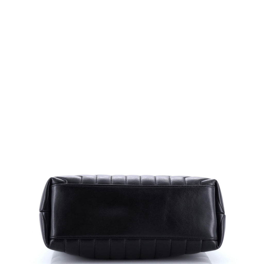 Loulou Shoulder Bag Matelasse Chevron Leather Medium