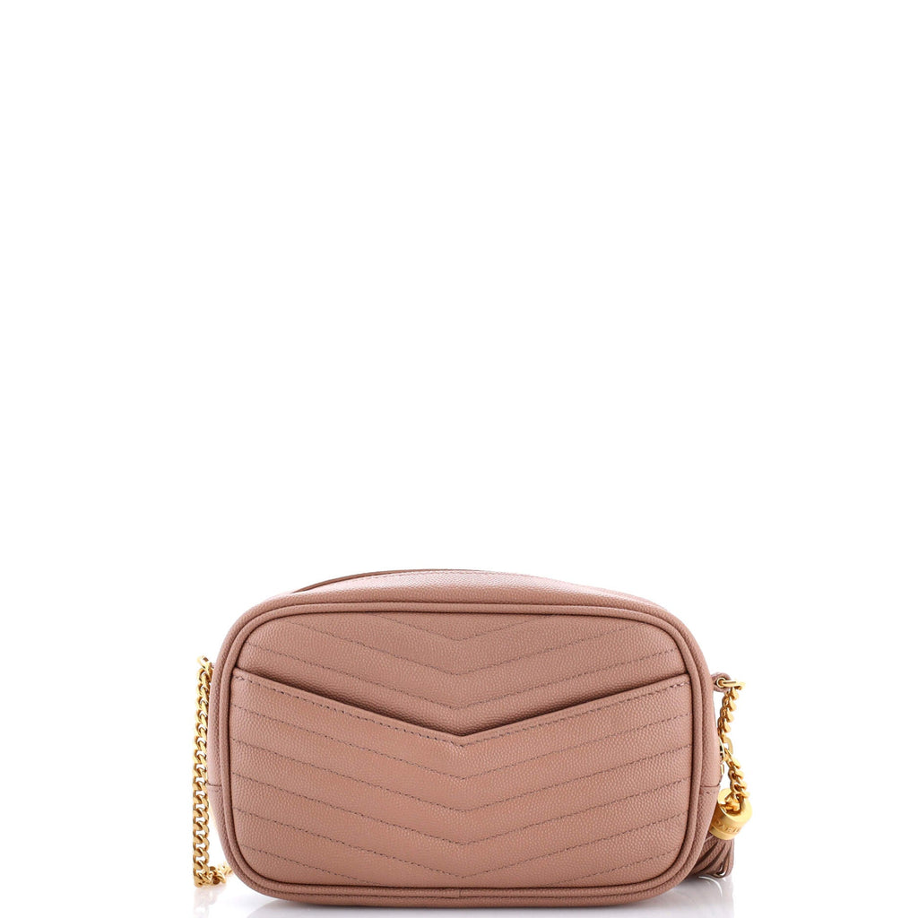 LouLou Crossbody Bag Matelasse Chevron Leather Mini