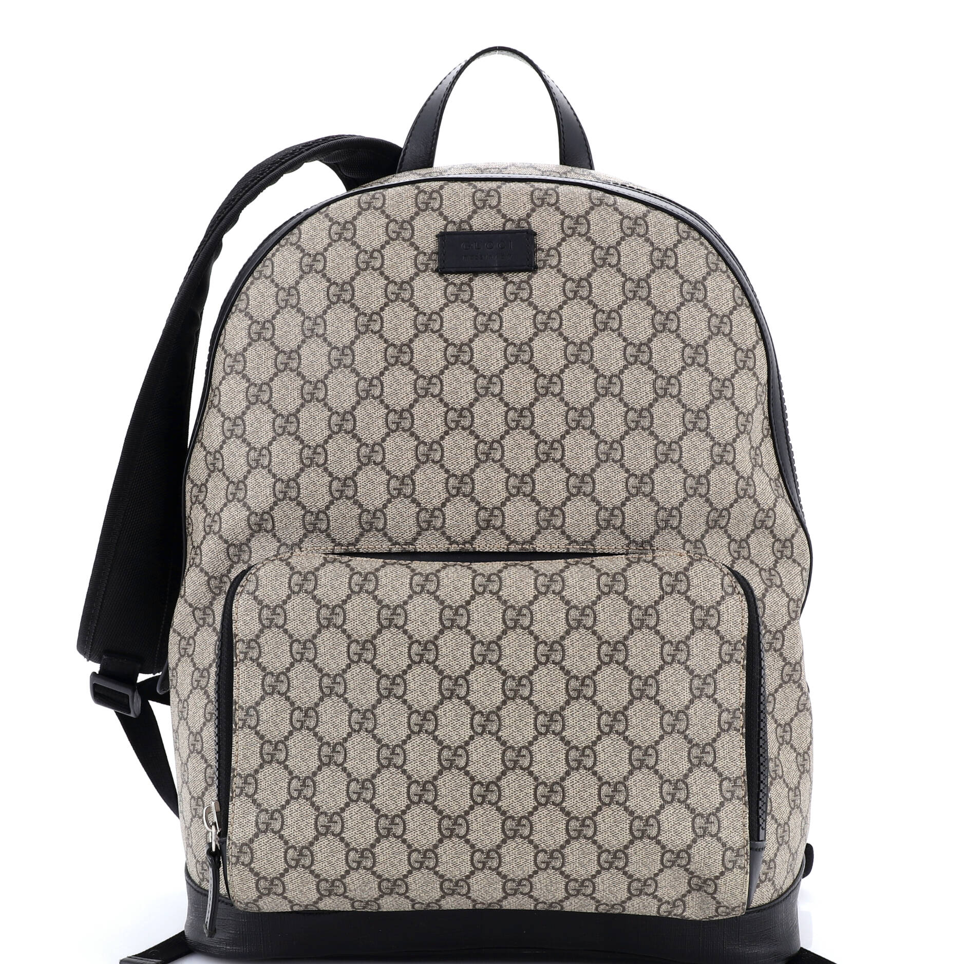 Zip Pocket Backpack GG Coated Canvas Medium