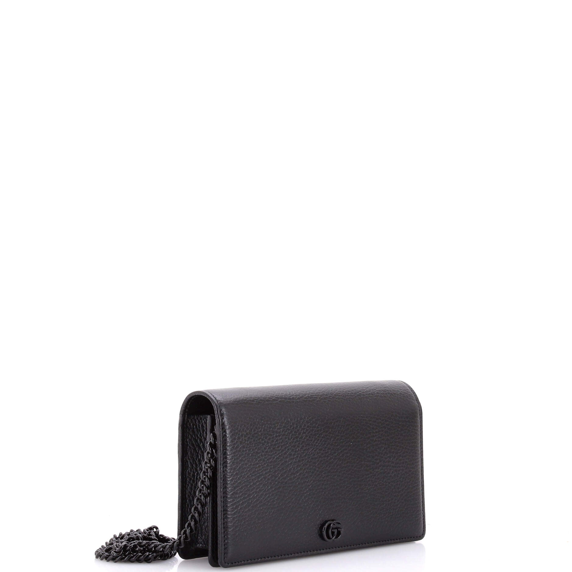 Petite GG Marmont Chain Wallet Leather Mini