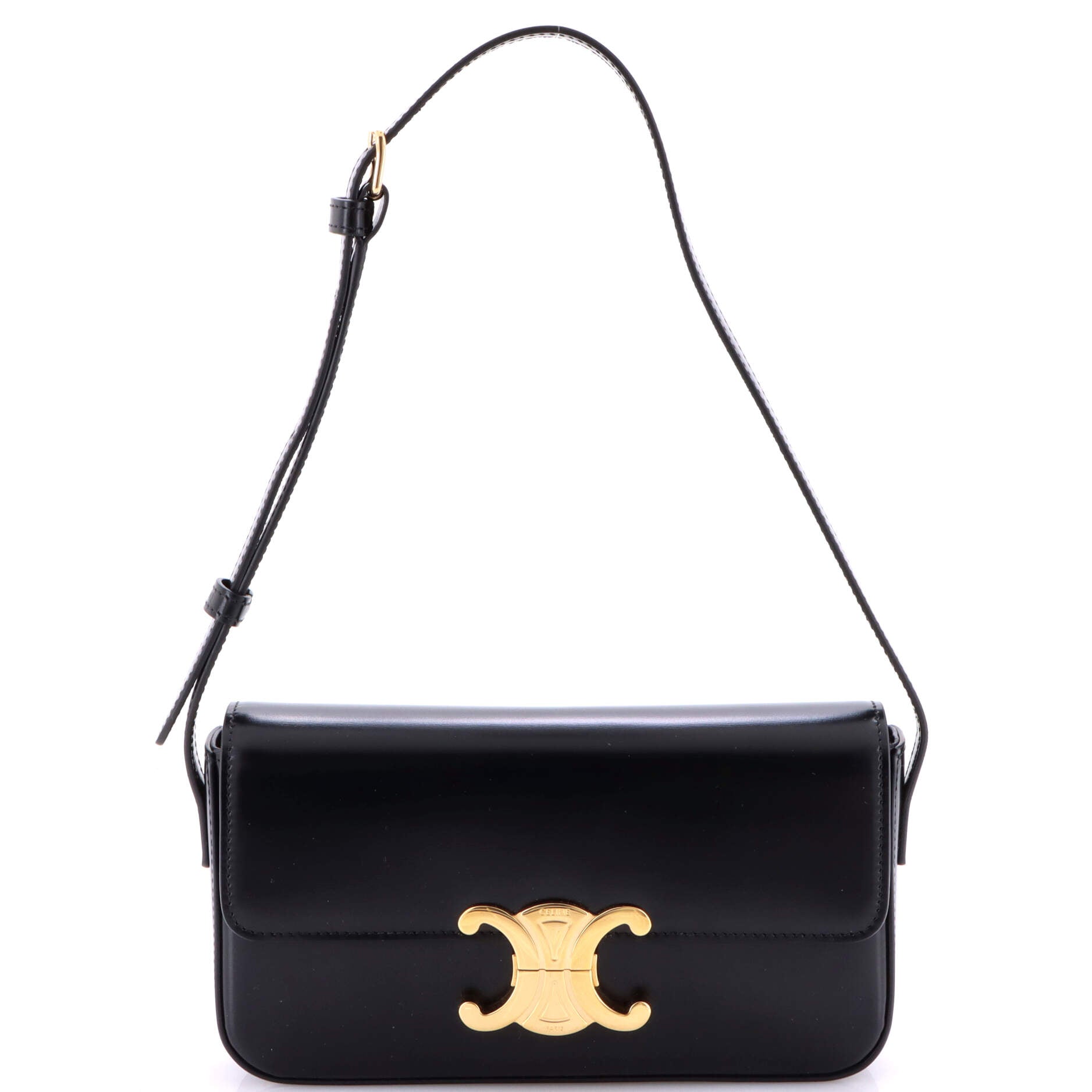 Triomphe East-West Shoulder Bag Smooth Calfskin
