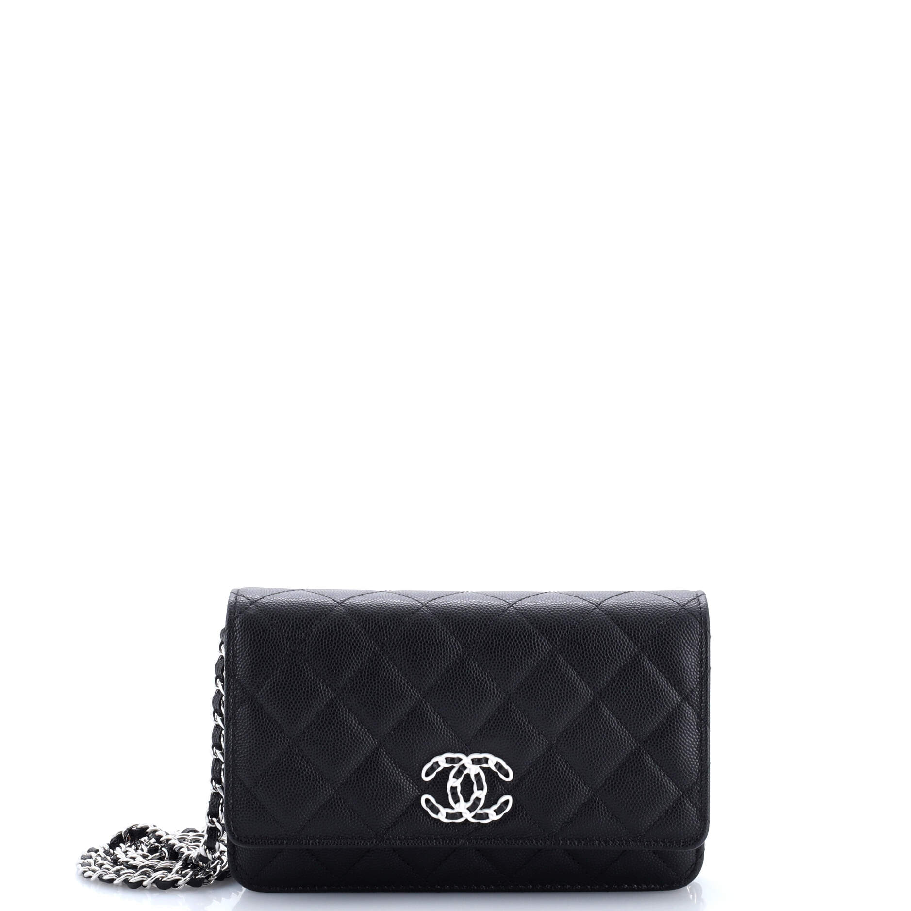Chain CC Wallet on Chain Quilted Caviar