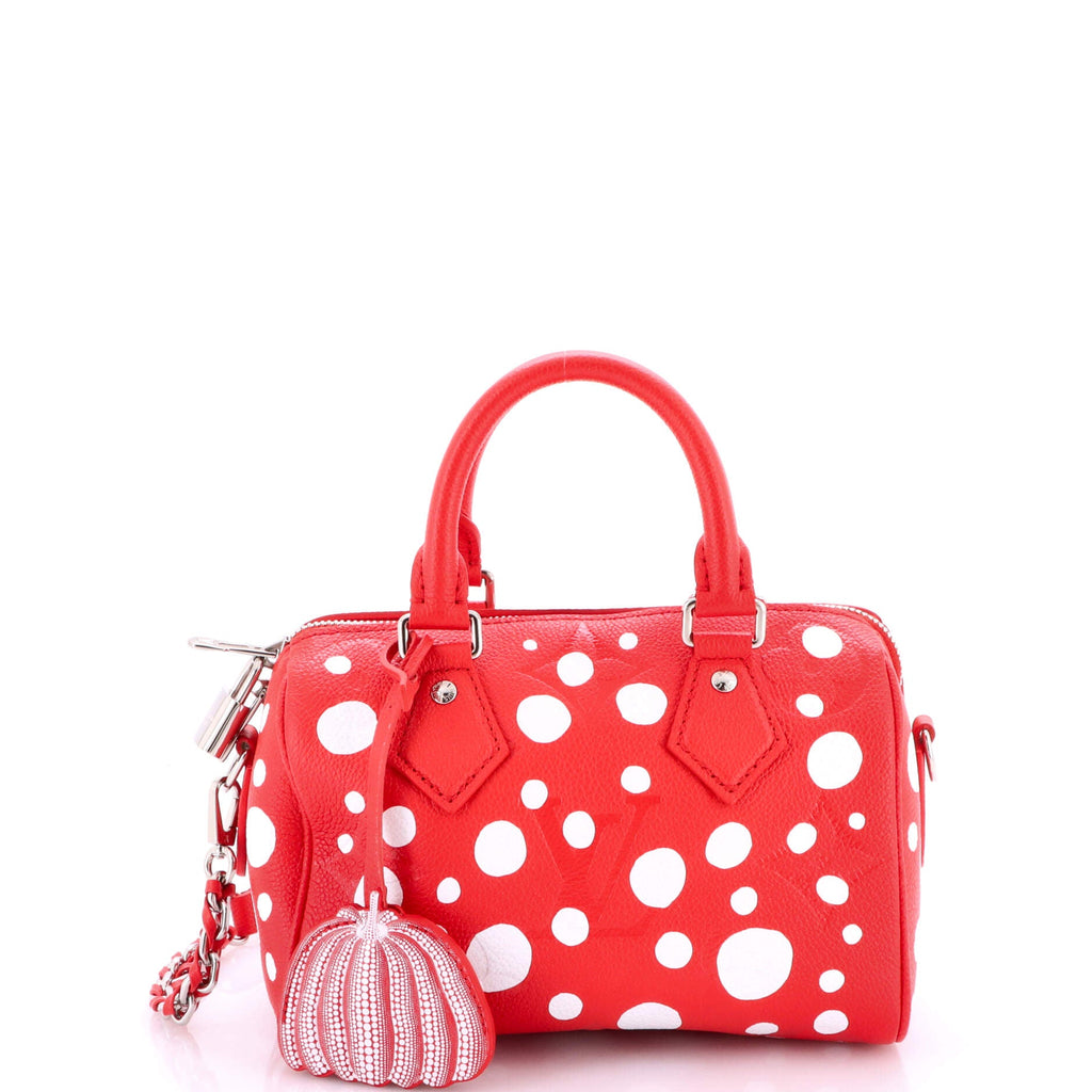 Speedy Bandouliere Bag Yayoi Kusama Infinity Dots Monogram Empreinte Giant 20
