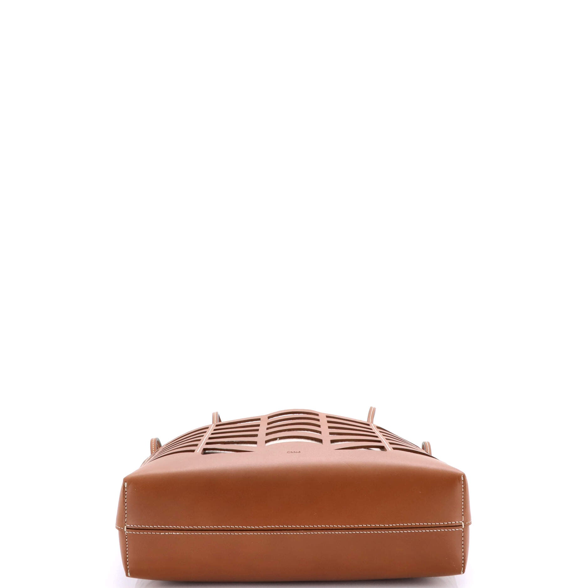 Kayan Tote Laser Cut Leather and Canvas Small