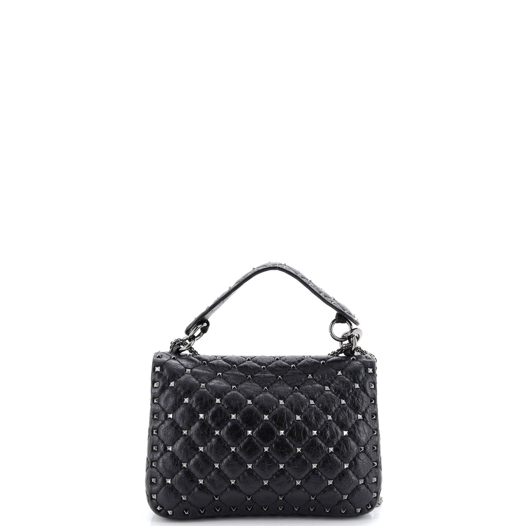 Rockstud Spike Flap Bag Quilted Leather Medium