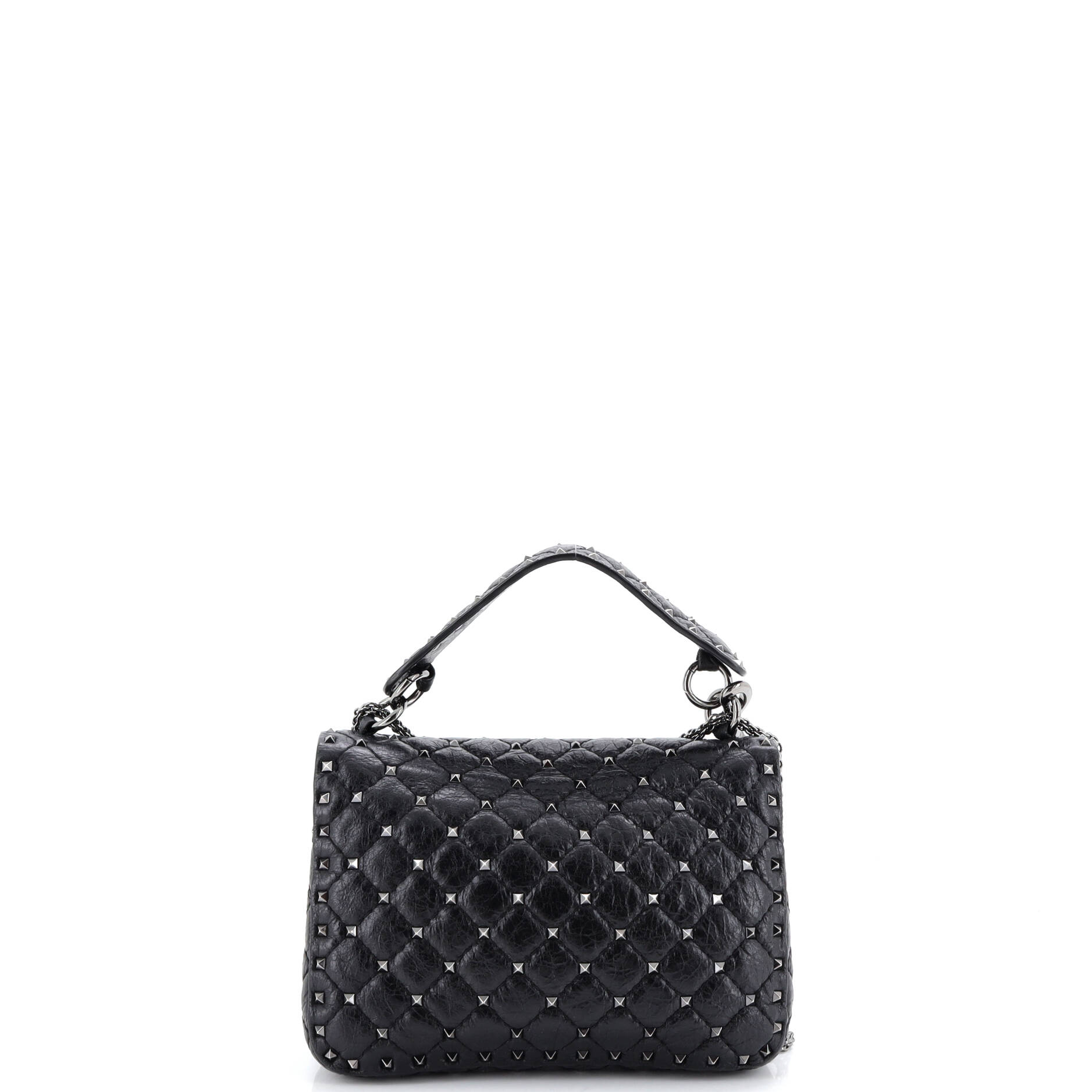 Rockstud Spike Flap Bag Quilted Leather Medium