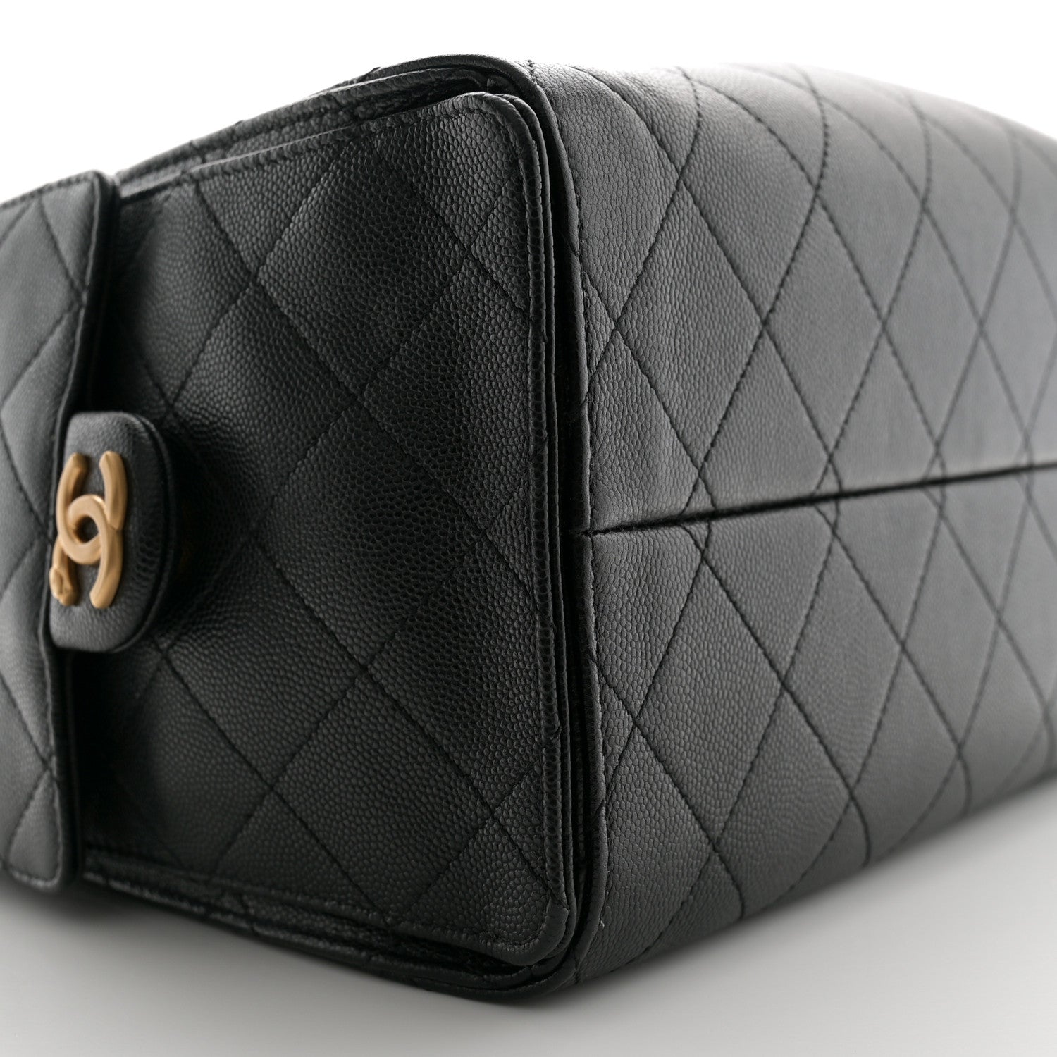 Caviar Quilted Small Chanel 25 Handbag Black