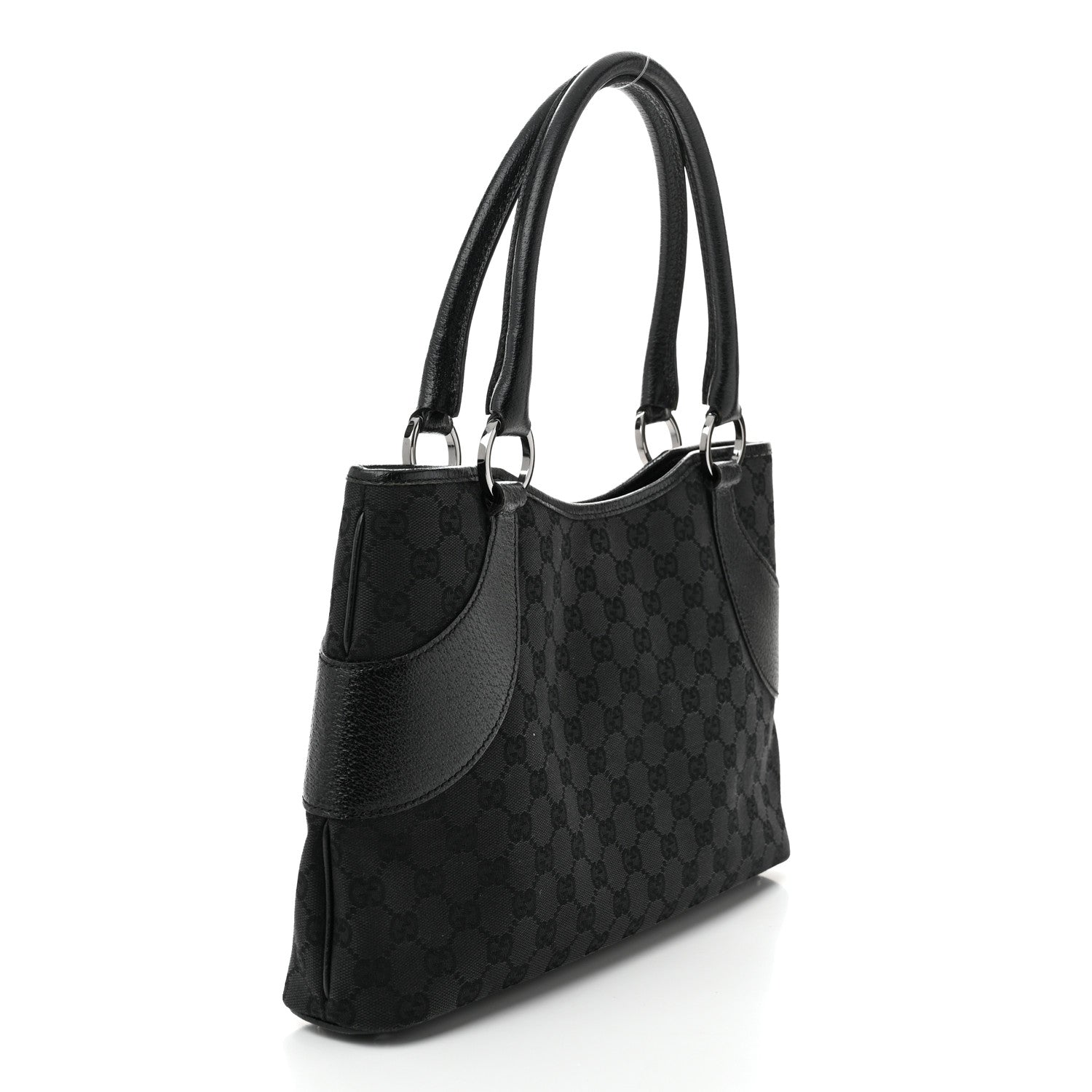 Monogram Shoulder Bag Black