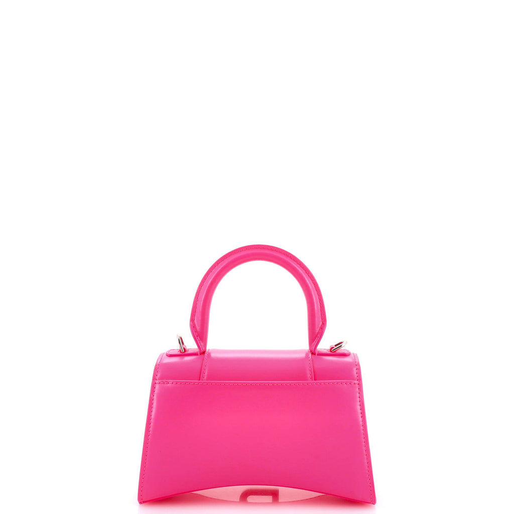 Hourglass Top Handle Bag Leather XS