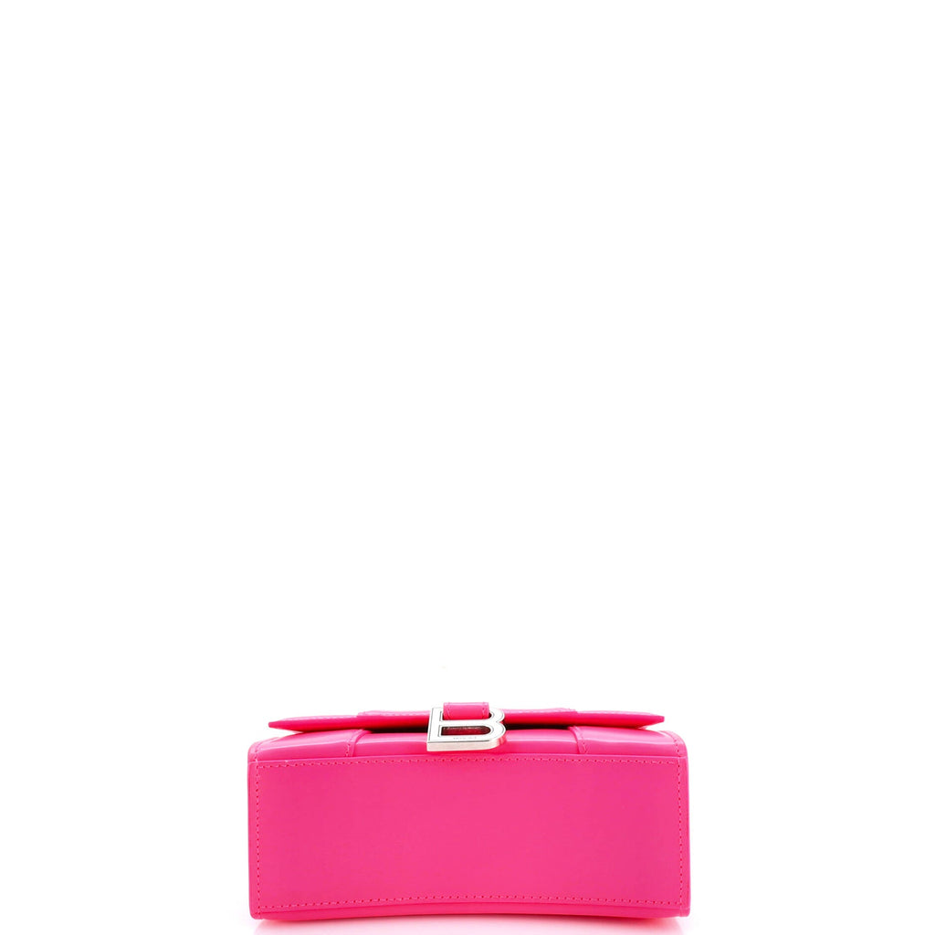 Hourglass Top Handle Bag Leather XS